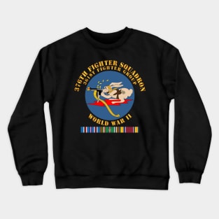 376th Fighter Squadron - WWII w EUR SVC Crewneck Sweatshirt